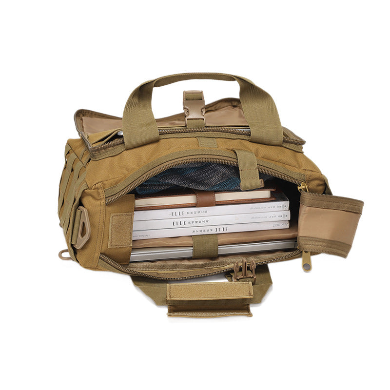 Oxford Cloth Camouflage Household Reverse Graphy Laptop Bag