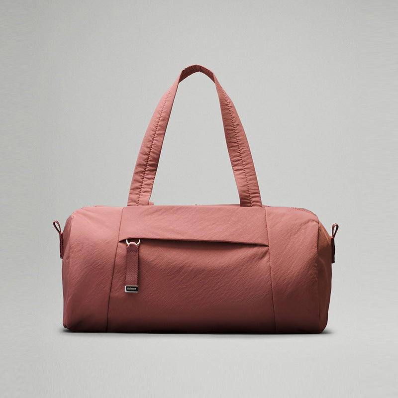 Fashion Comfortable Pretty Fitness Zipper Cylinder Travel Bags
