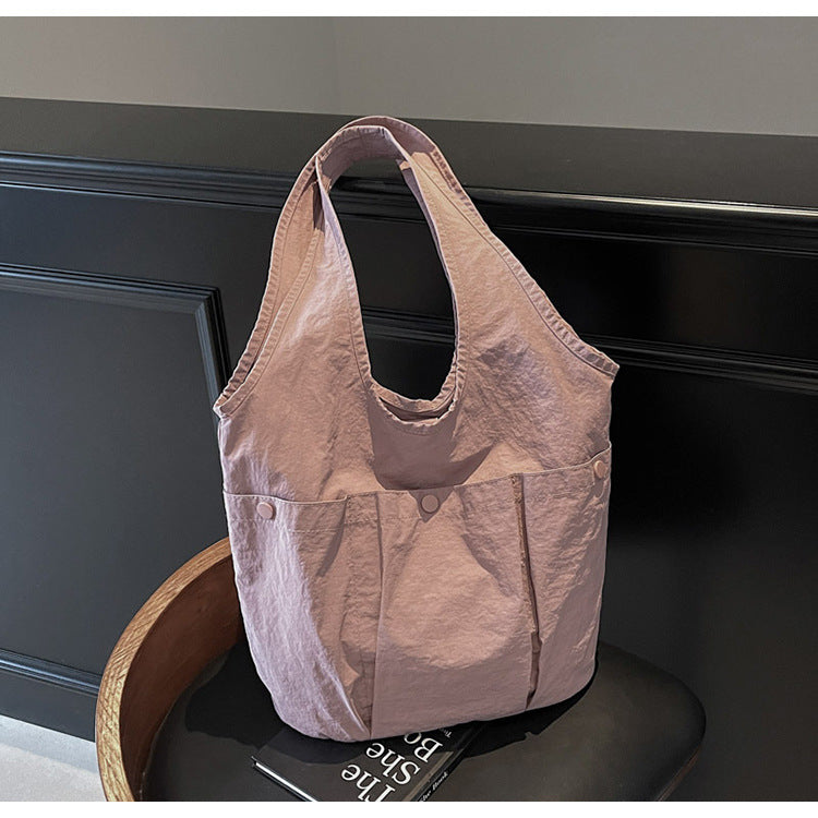 Women's Pleated Korean Style Commuter Underarm Large Women's Shoulder Bag