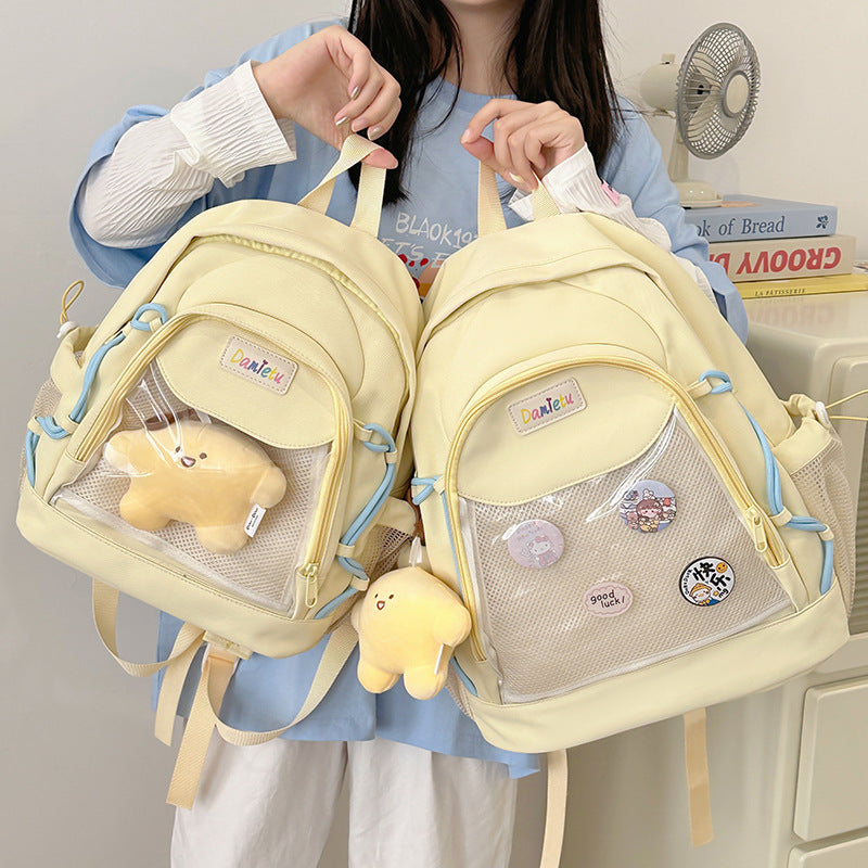 Cartoon Snacks Simple Two-dimensional Grain Lightweight Junior Bags
