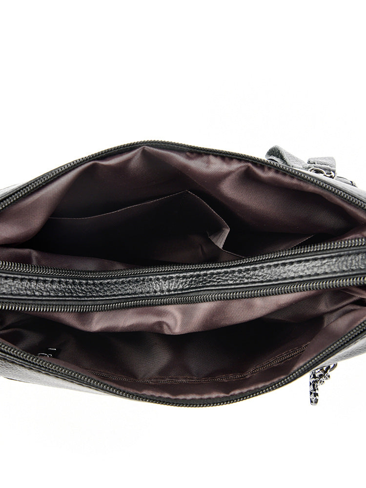Women's Large Capacity Soft Leather Mother Versatile Women's Messenger Bag