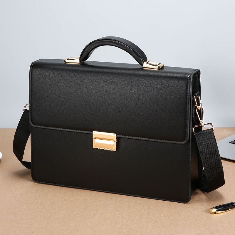 Men's Password Portable Business Portfolio Large Capacity Bags