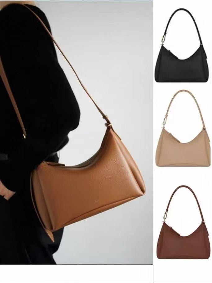 Lychee Pattern Simple Fashion Niche Pillow Portable Women's Shoulder Bag