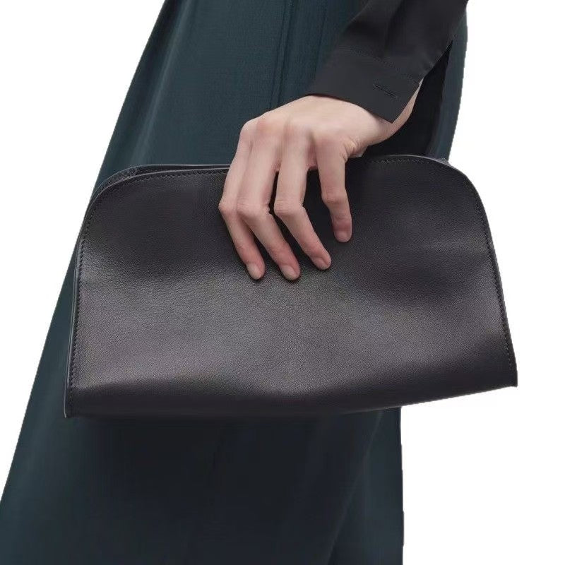 More Discount Simple Cattle Leather Sense Women's Clutch