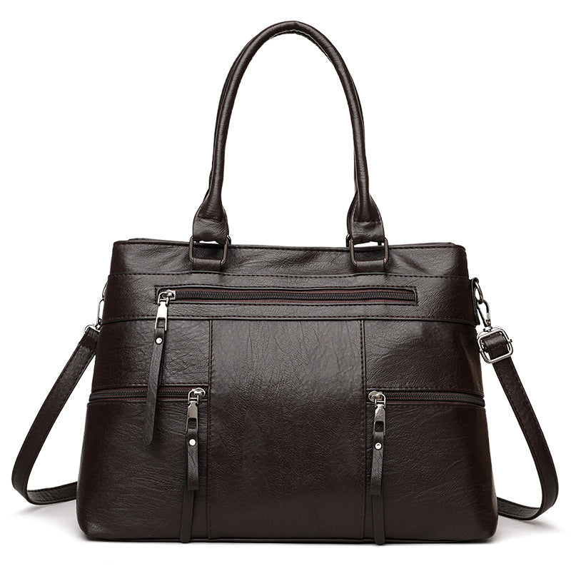 Women's Fashionable High-grade Retro Simple Large Capacity Women's Shoulder Bag