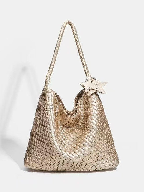 Stylish Woven Large Capacity Idle Style Handbags