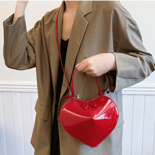 Women's Heart-shaped Special Interest Light Luxury Fashion Advanced Texture Large Capacity Handbags