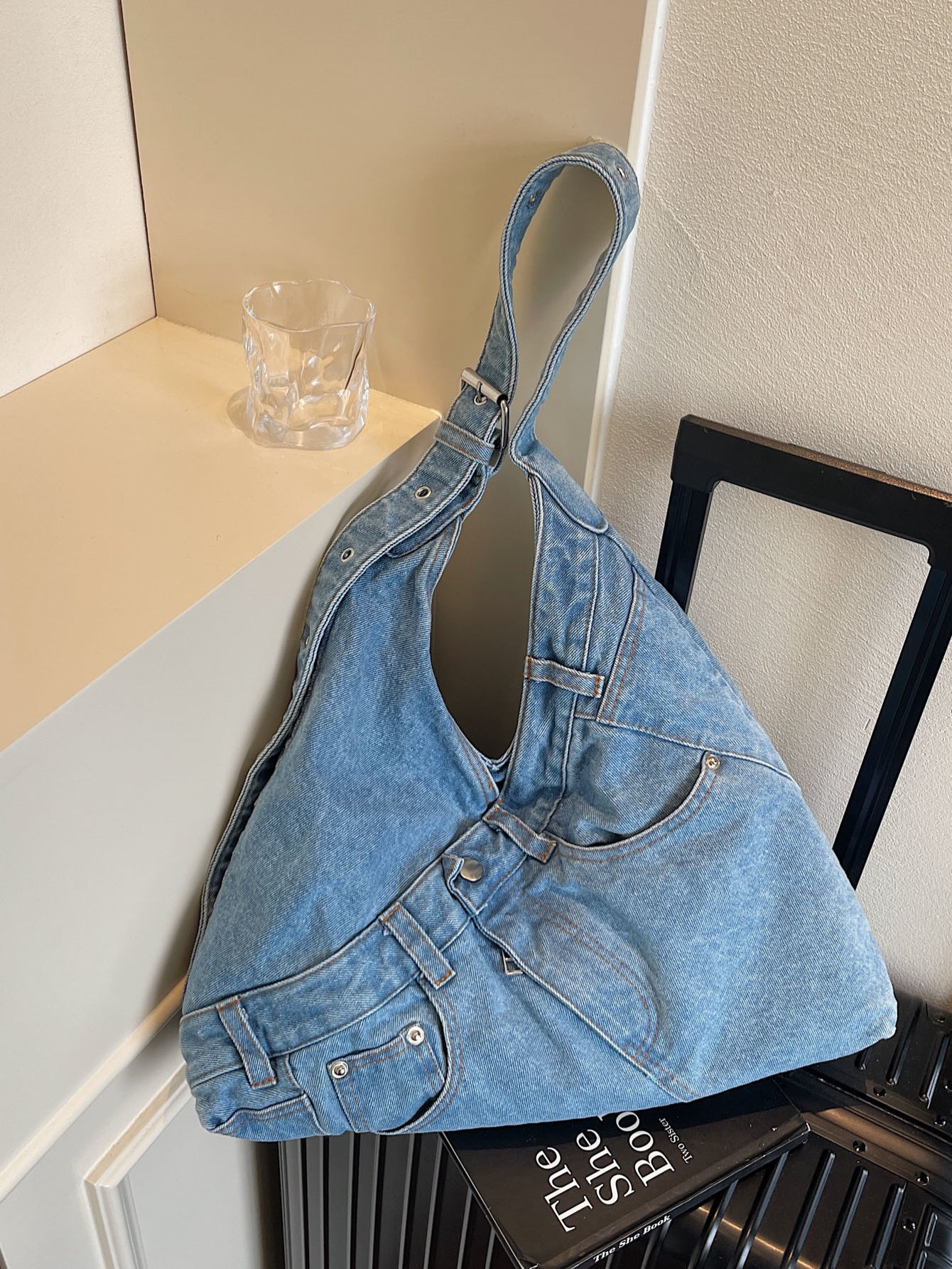 Korean Style Trendy Denim Female Fashion Women's Shoulder Bag