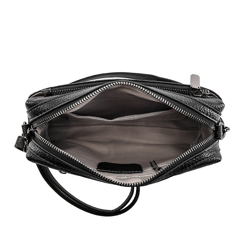 Women's Leather Tide First Layer Fashion Large Capacity Bags