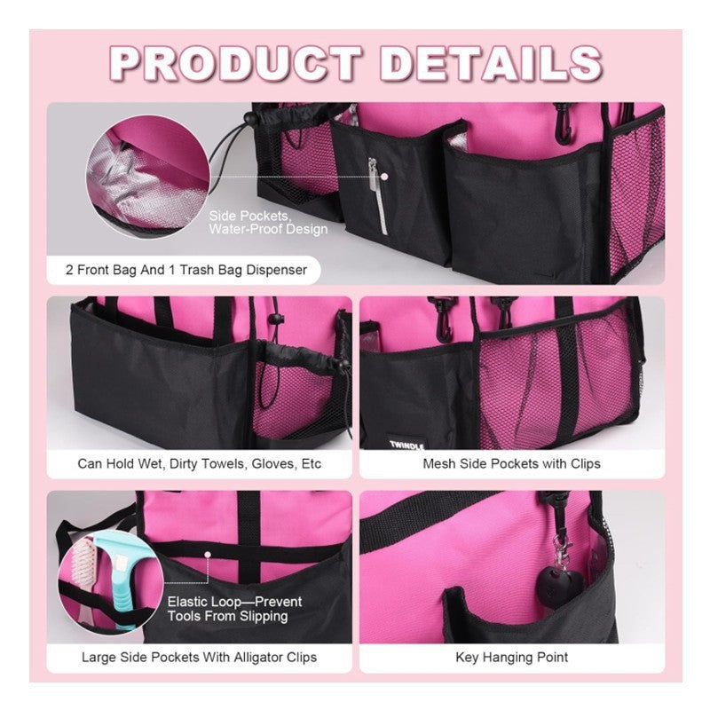 Oxford Large Capacity Portable Cleaning Tableware Women's Handbag