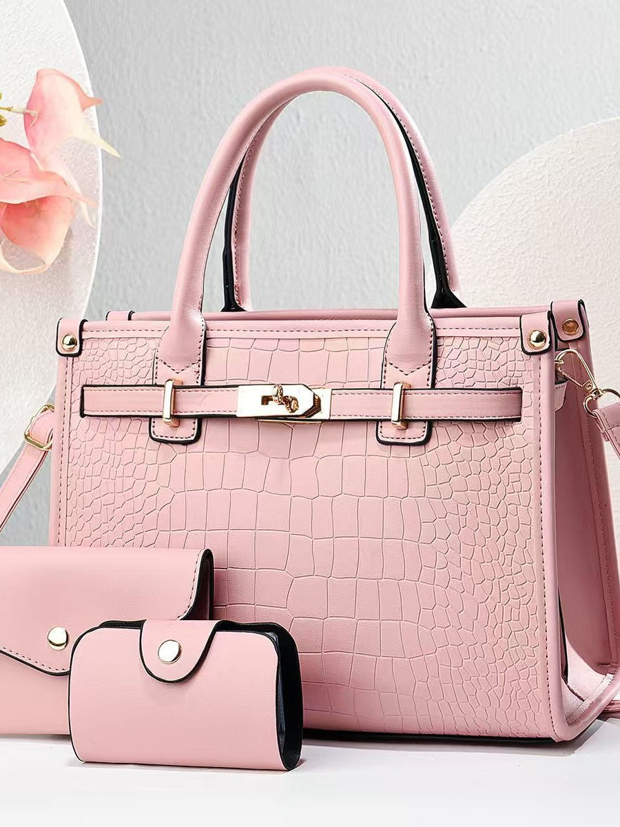 Texture Mother Affordable Luxury Fashion Large Women's Handbag