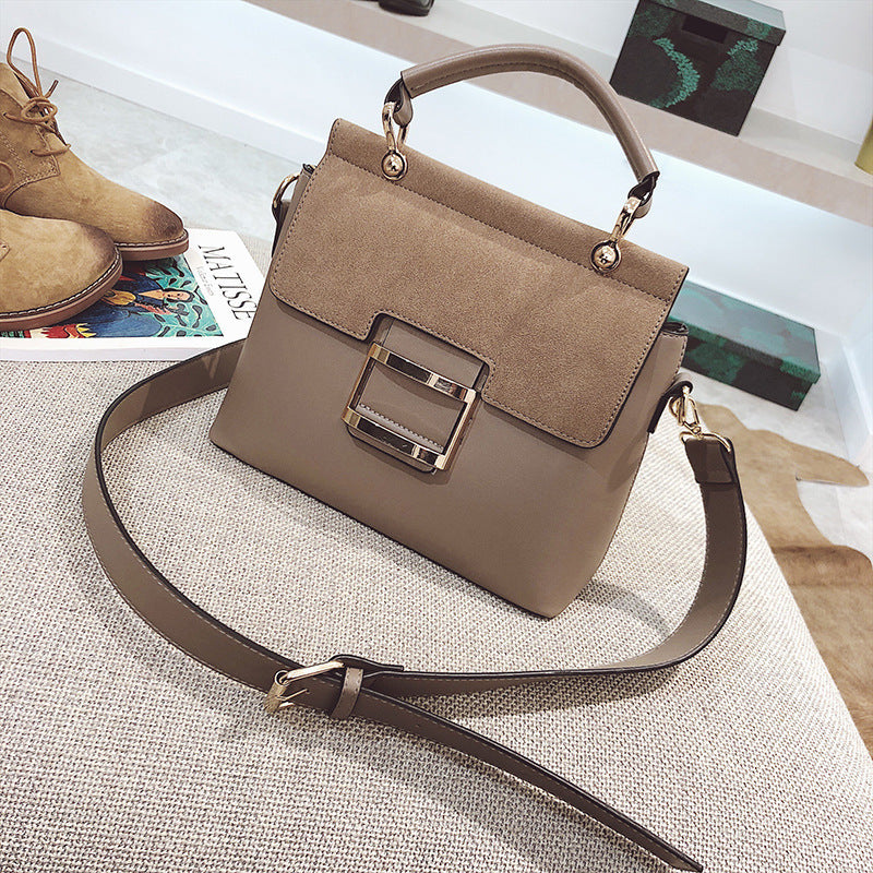 Women's Frosted Spring Korean Style Fashion Wide Strap Shoulder Bags