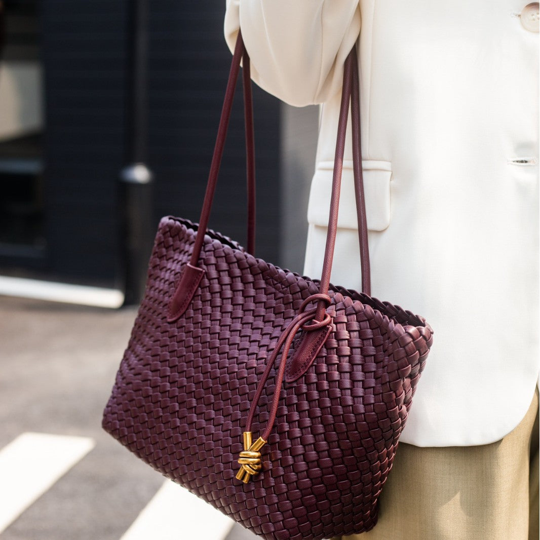 Women's High-grade Fashion Woven Large Capacity Versatile Bags
