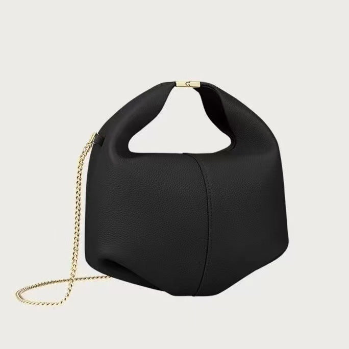 Women's French Niche Lunch Genuine Leather Single High Bags