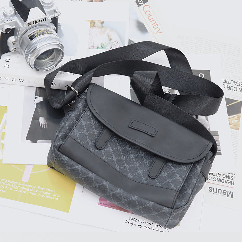 Men's Commuter Plaid Riding Green Personalized Men's Messenger Bags
