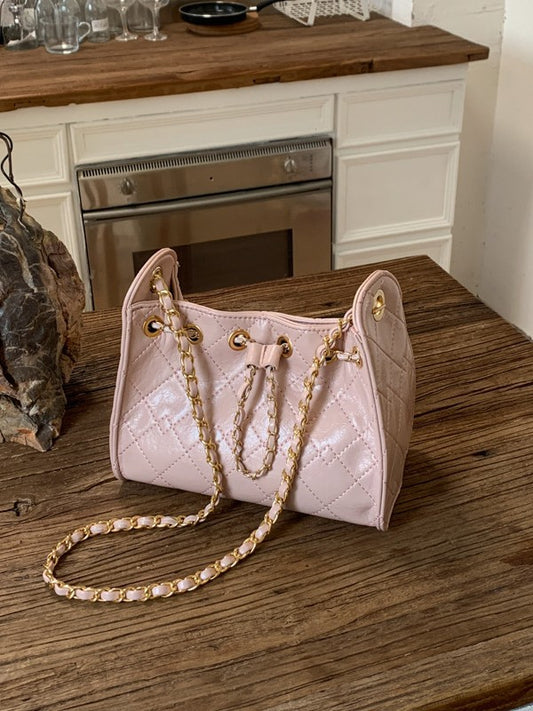 Women's Drawstring Underarm Light Luxury High Sense Women's Messenger Bag