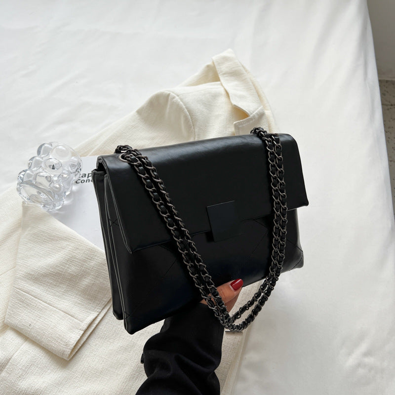 Women's Advanced Texture Fashion Rhombus Chain Summer Bags
