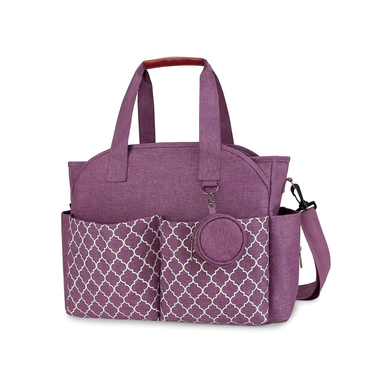 Waterproof Hard-wearing Printing Geometry With Pacifier Quick Hair Bags