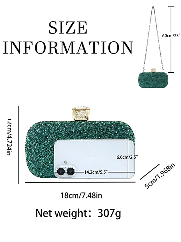 Women's Shiny Luxury High-grade Light Clutch Elegant Dinner Bag