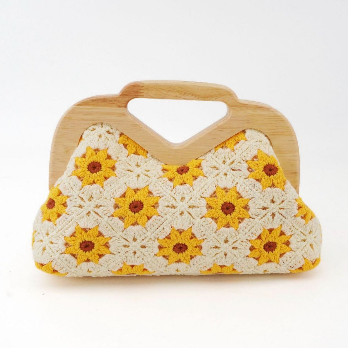 Women's Hand-woven Exquisite Pattern Sunflower Woven Clutch The Bags