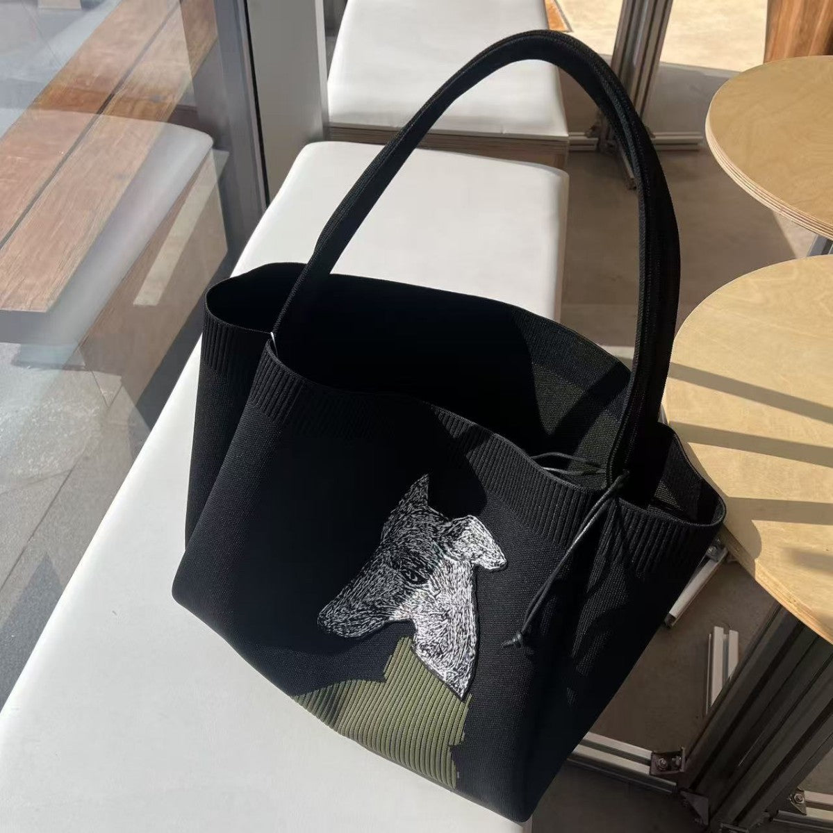 Durable Fashionable Knitted Dog Advanced Computer Bags