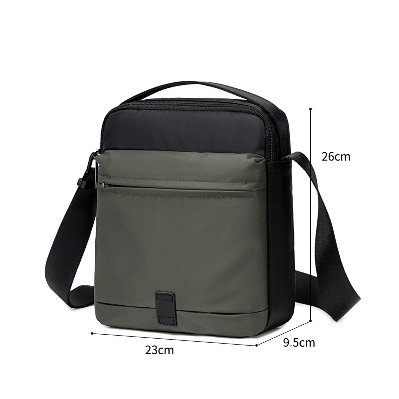Men's Portable Summer Fashion Nylon Oxford Cloth Men's Shoulder Bag