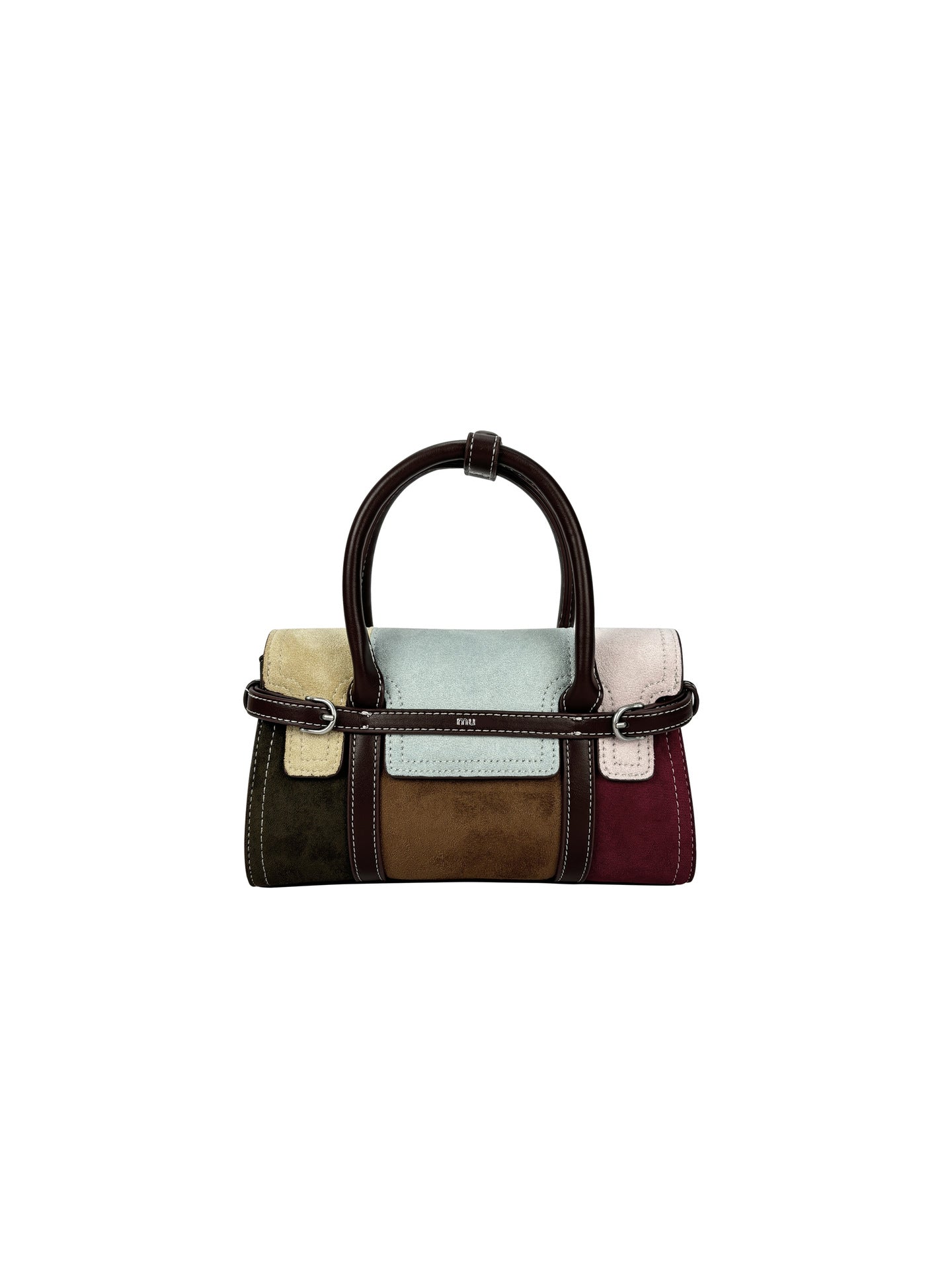 Color Matching Portable Flannel Female Minority Women's Messenger Bag