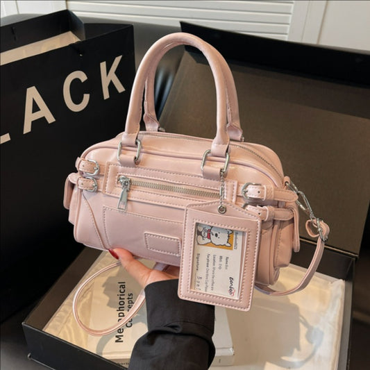 Women's Locomotive Style Portable Boston Summer Trendy Bags
