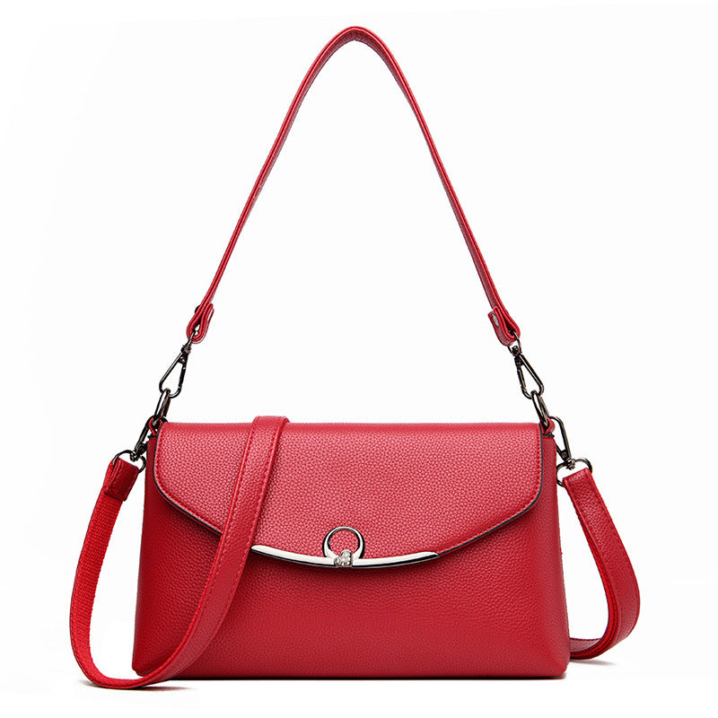 Women's Fashion Simple Large Capacity Versatile Mother-in-law Soft Women's Shoulder Bag
