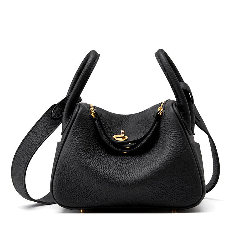 Women's First Layer Cowhide Fashionable Commuter Portable Bags
