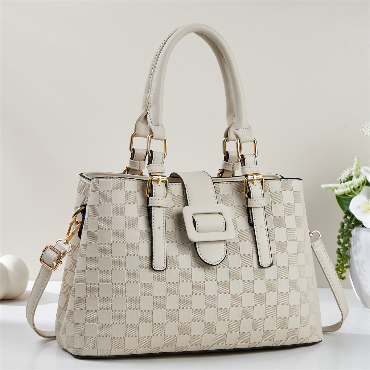 Women's Fashion Big Trendy Large Capacity Western Women's Shoulder Bag