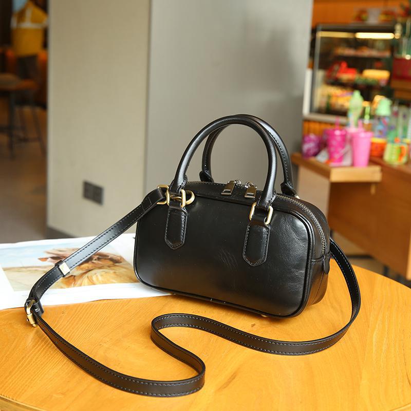 Women's First Layer Cowhide Female Temperament Genuine Leather Versatile Women's Shoulder Bag