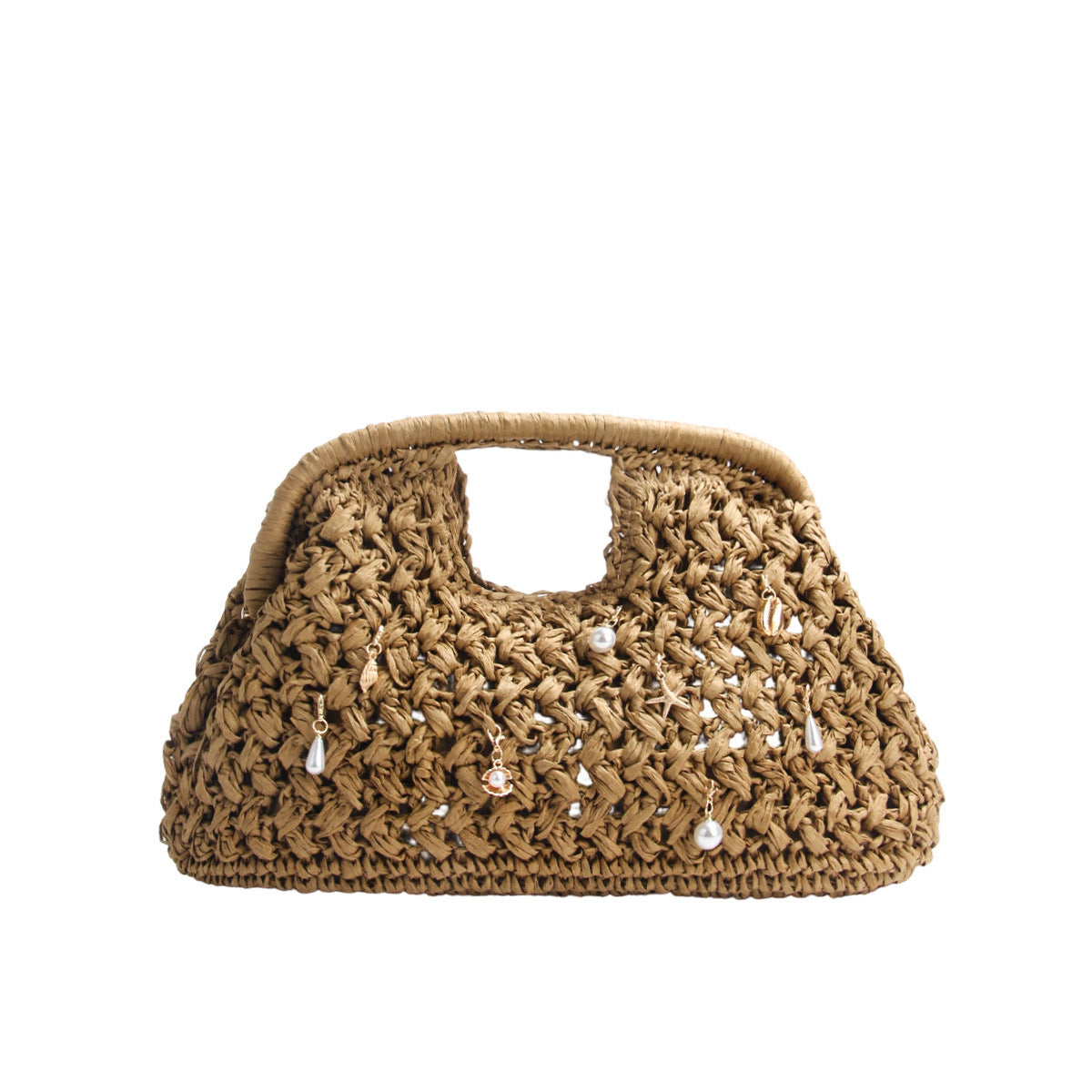 Women's Hollow Portable Fashionable Stylish Hand-woven Summer Vacation Women's Handbag