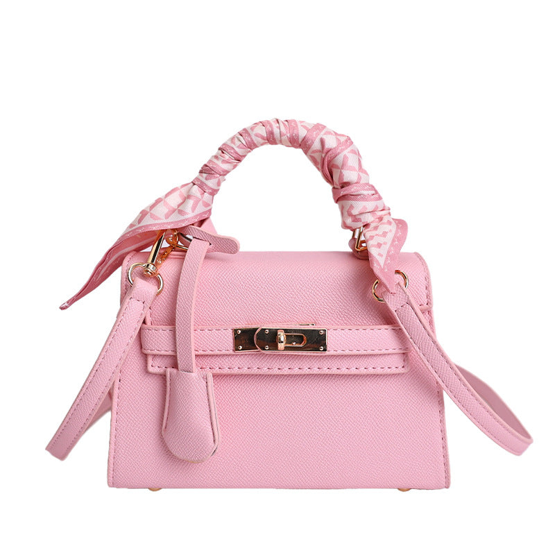 Large Capacity Lychee Pattern Kelly Commuter Fashion Bags
