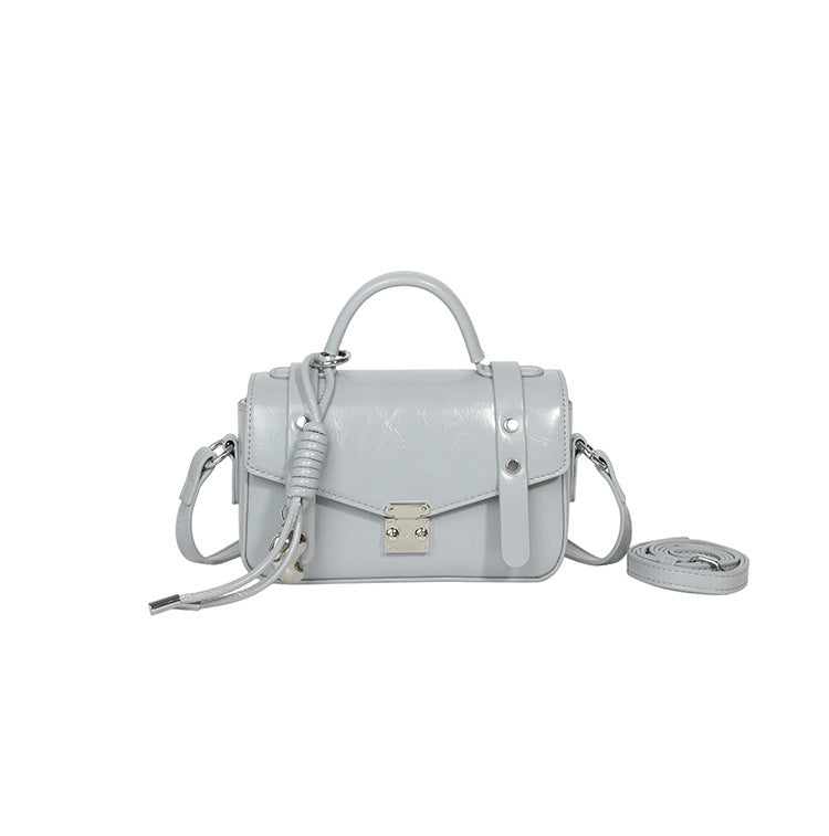 Women's Textured Portable Pouch Fashion Western Style Small Square Bag