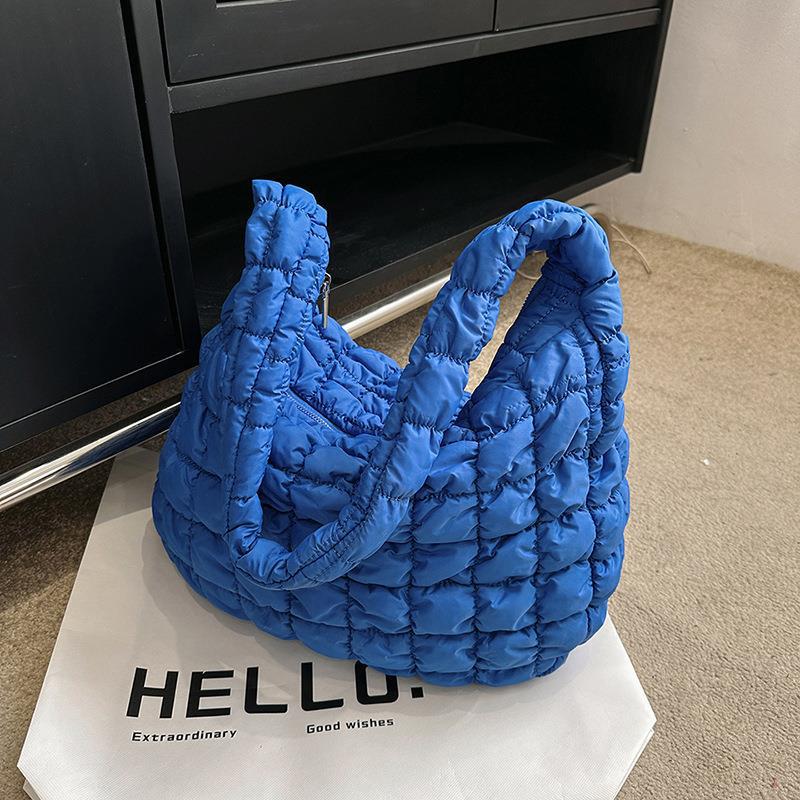 Women's Portable Dumpling Large Capacity Down Cotton Women's Shoulder Bag