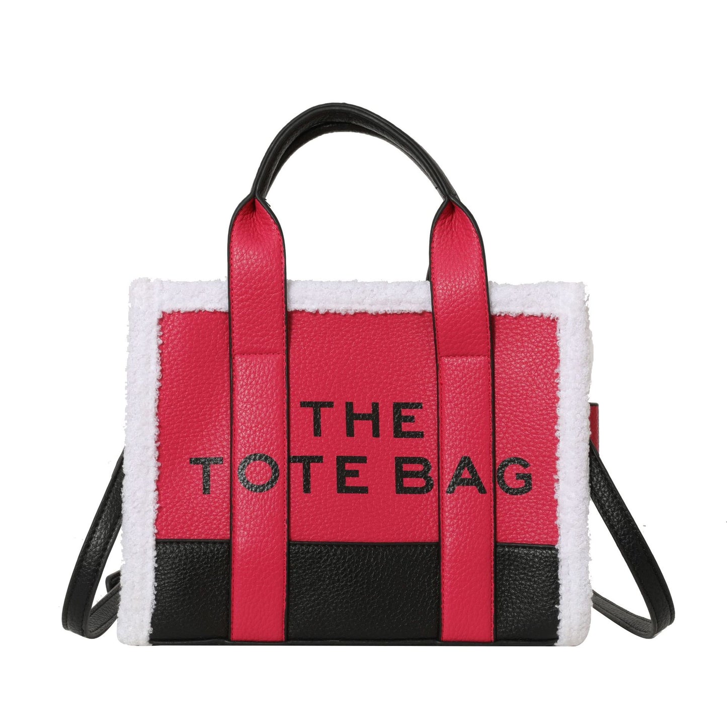 Women's Commuter Portable Lamb Fur Trendy Elements Women's Handbag