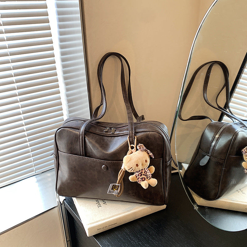 Women's Retro Large Capacity Underarm Simple Women's Shoulder Bag