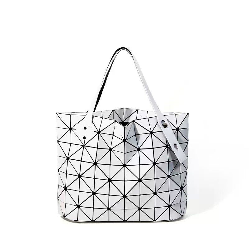 Fashion Geometry Pattern Large Capacity Commuter Women's Shoulder Bag