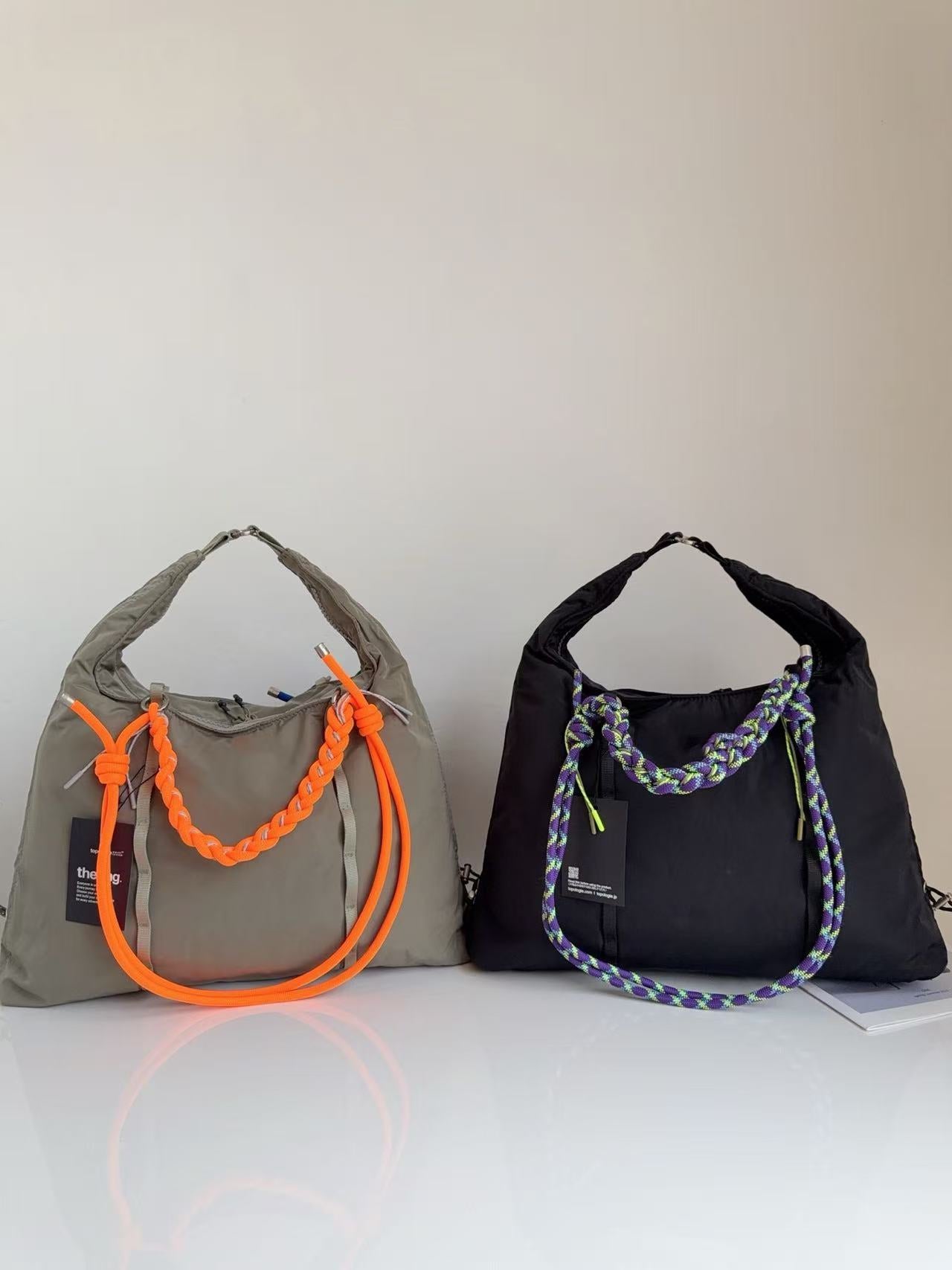 Cloud Nylon Trendy Wild Large Capacity Drawstring Women's Shoulder Bag