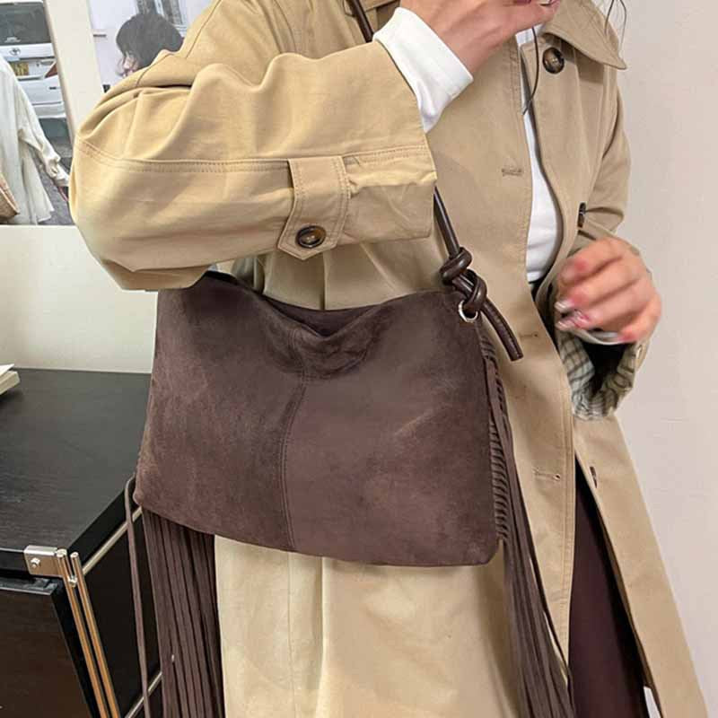 Women's Design Vintage Fashion Tassel Daily For Commuting Women's Messenger Bag