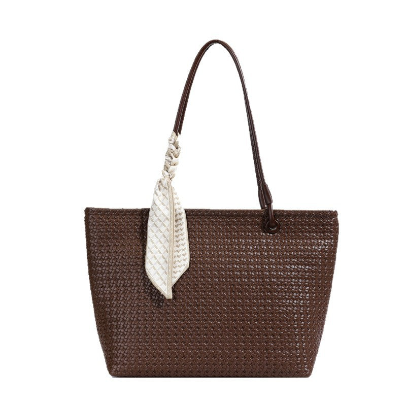 Women's Urban Simple Commute Large Capacity Hand-held Temperament Leisure Women's Shoulder Bag