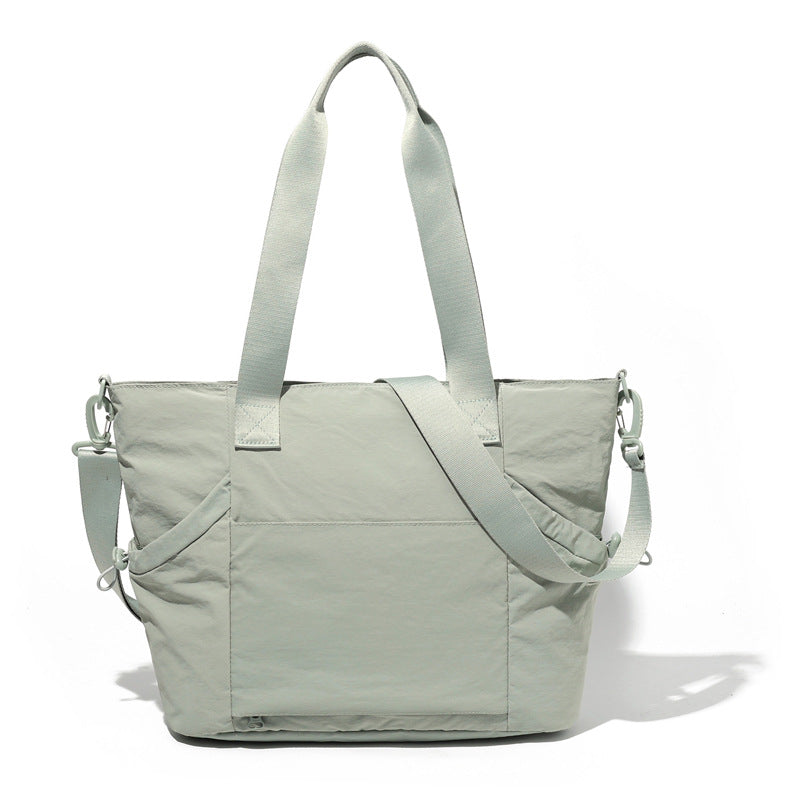 Women's Commuter Simple Waterproof Large Capacity Solid Bags
