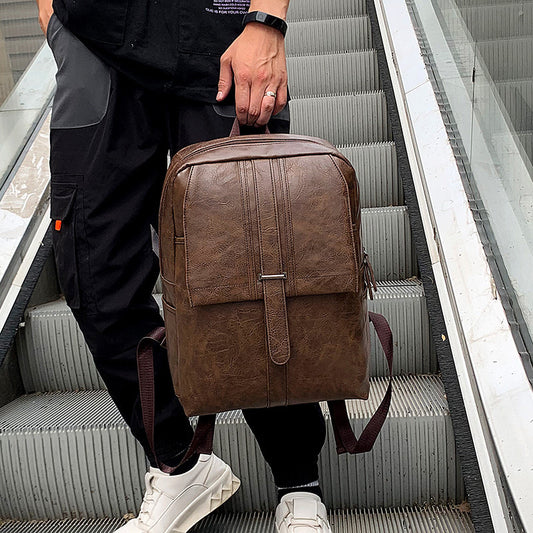 Men's Korean Style Computer Large Capacity Leisure Universal Backpack
