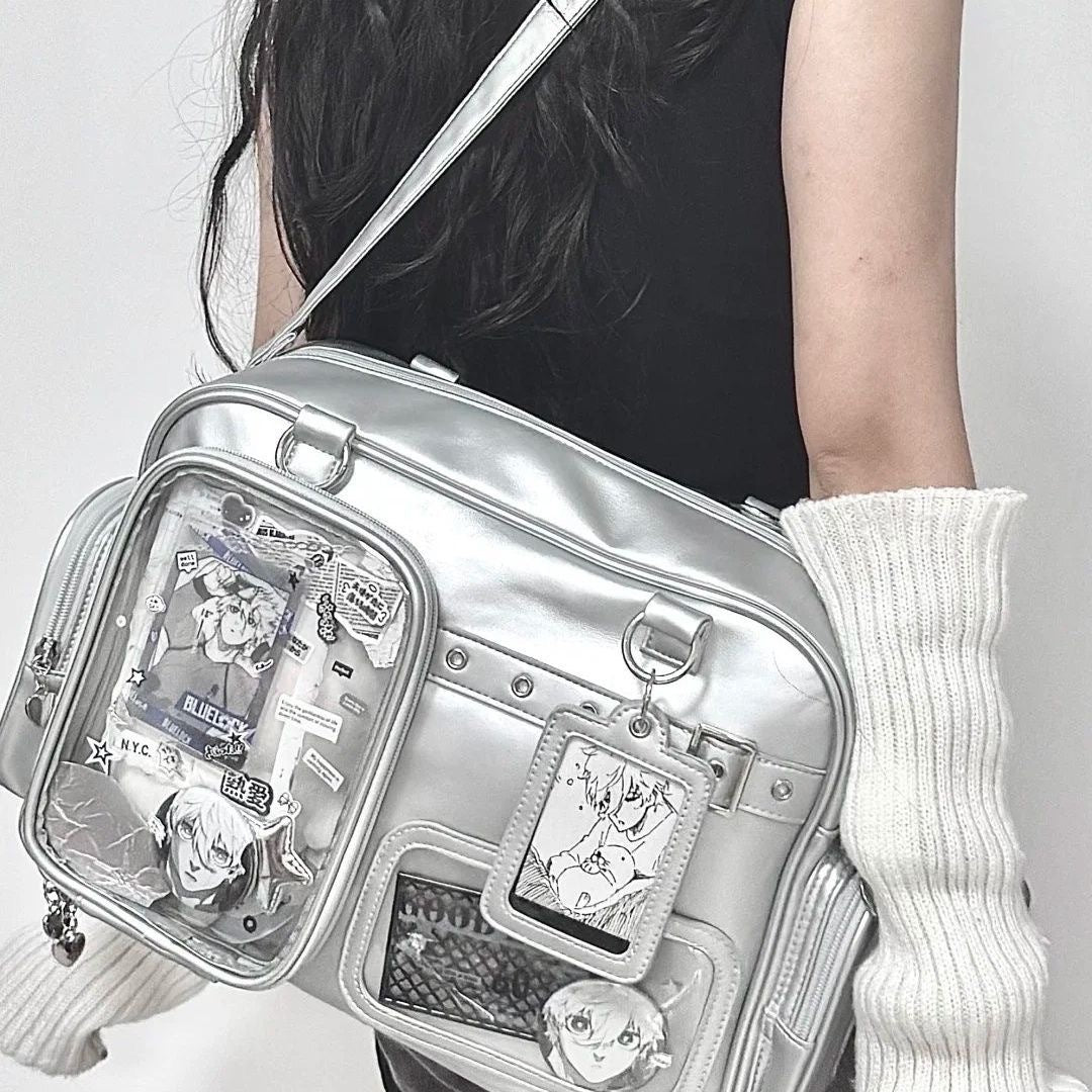 Collection Light Board Doll Large Capacity Two Shoulders Daily Cartoon Women's Shoulder Bag