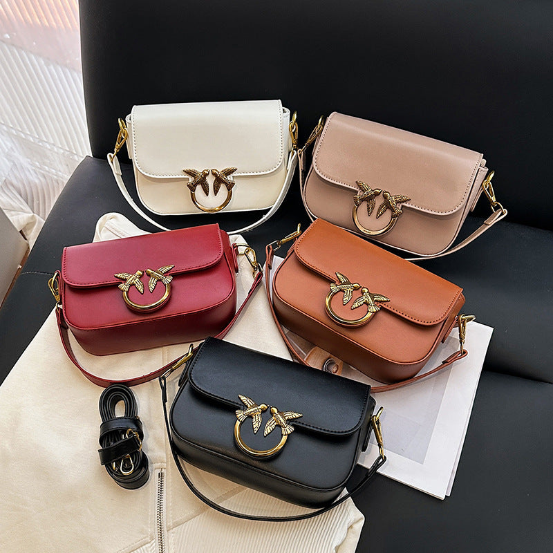 Women's Swallow Flying Bird Double Fashion Small Square Bags