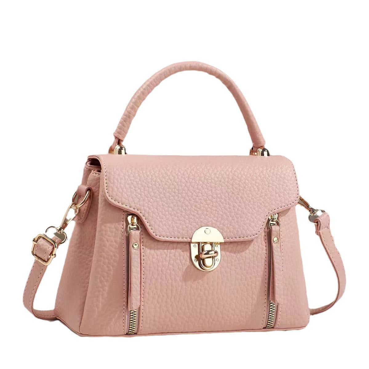 Women's Macaron Fashion Twist Flap Pouch Women's Messenger Bag