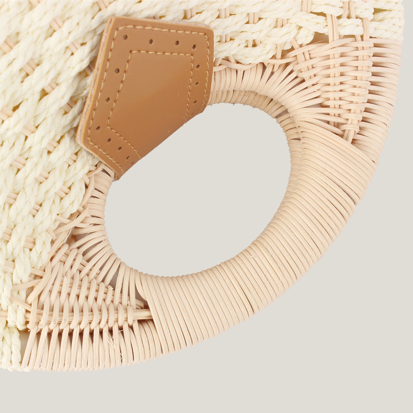 Women's Fashion Shell Cute Personality Rattan Weave Paper String Bags