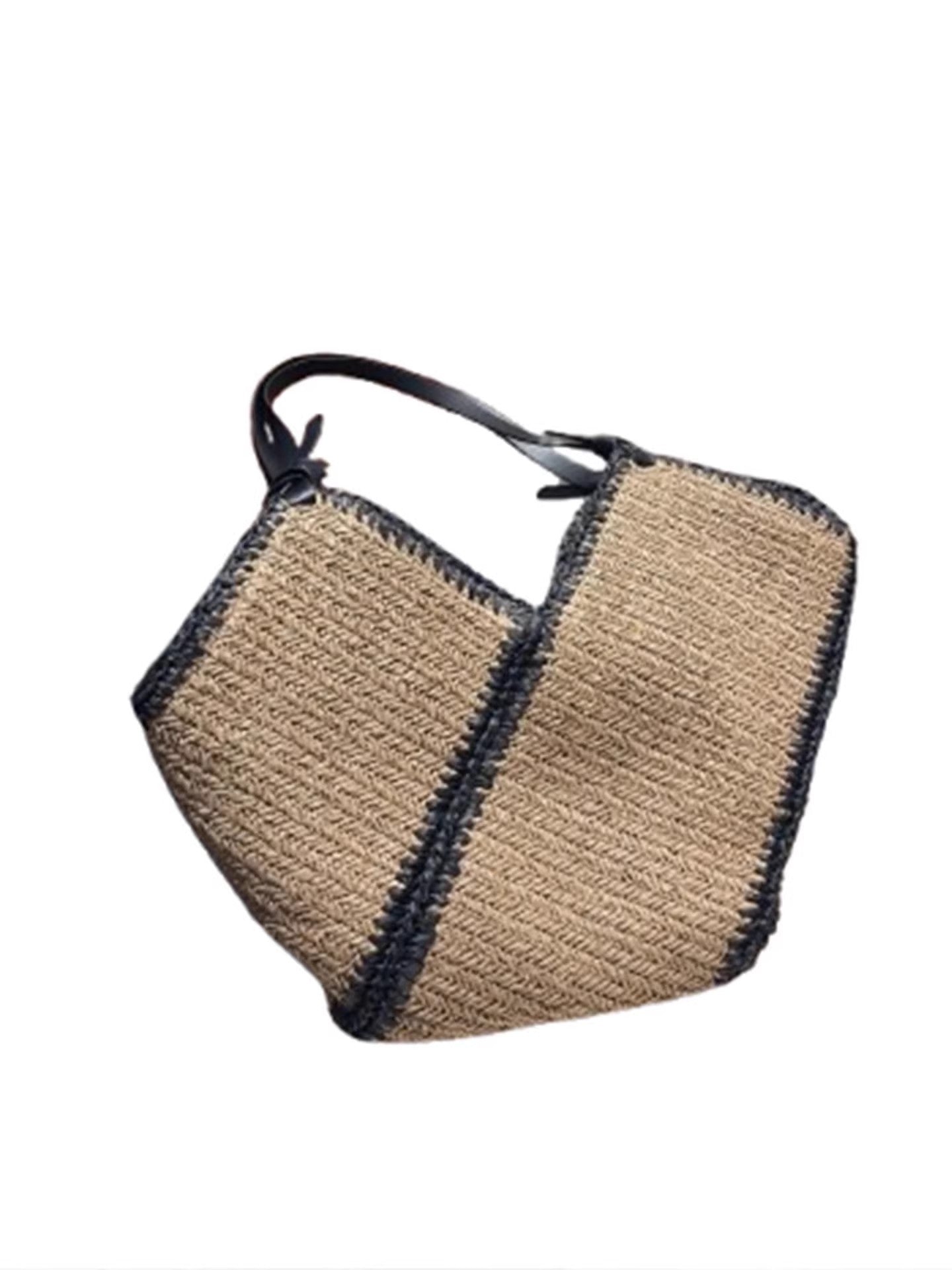 Women's High Sense Korean Fashion Weaving Light Bags