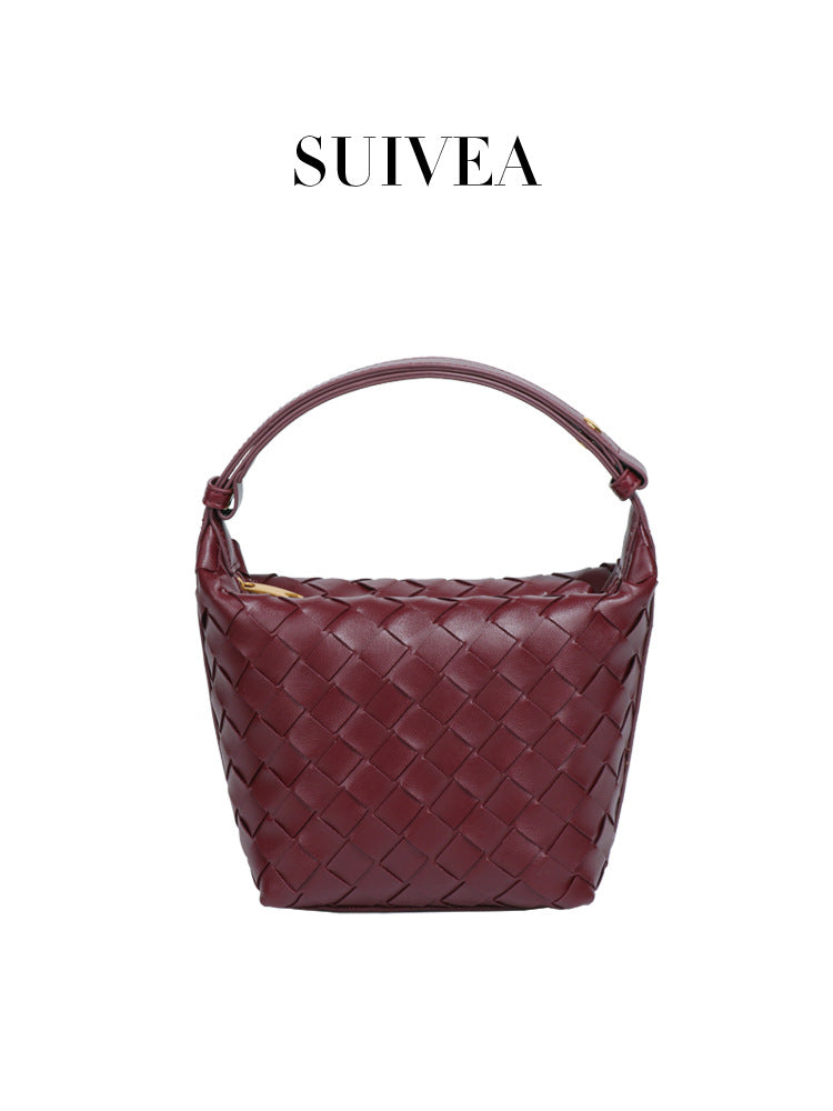 Women's Woven Single Underarm Simple High Sense Women's Handbag